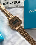 Vintage A168 Unisex (Digital Watch) Rose Gold